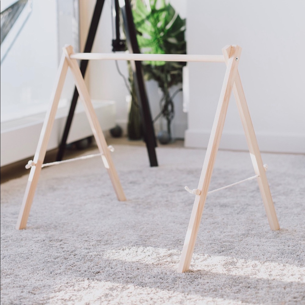 COPY - NATURAL MONTESSORI WOODEN BABY GYM